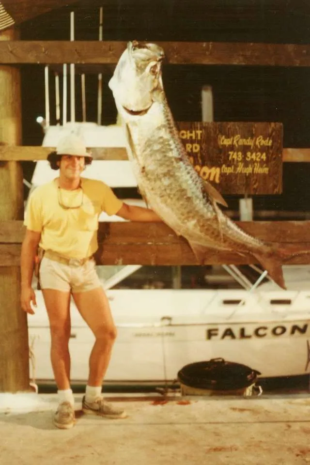 Jose with a tarpon